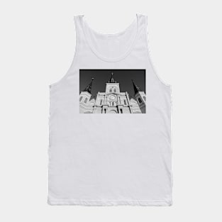 Saint Louis Cathedral Spires B+W Tank Top